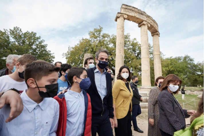 Μητσοτάκης: Στην Αρχαία Ολυμπία δείχνουμε πως ο αρχαίος πολιτισμός μπορεί να συναντηθεί με την τεχνολογία