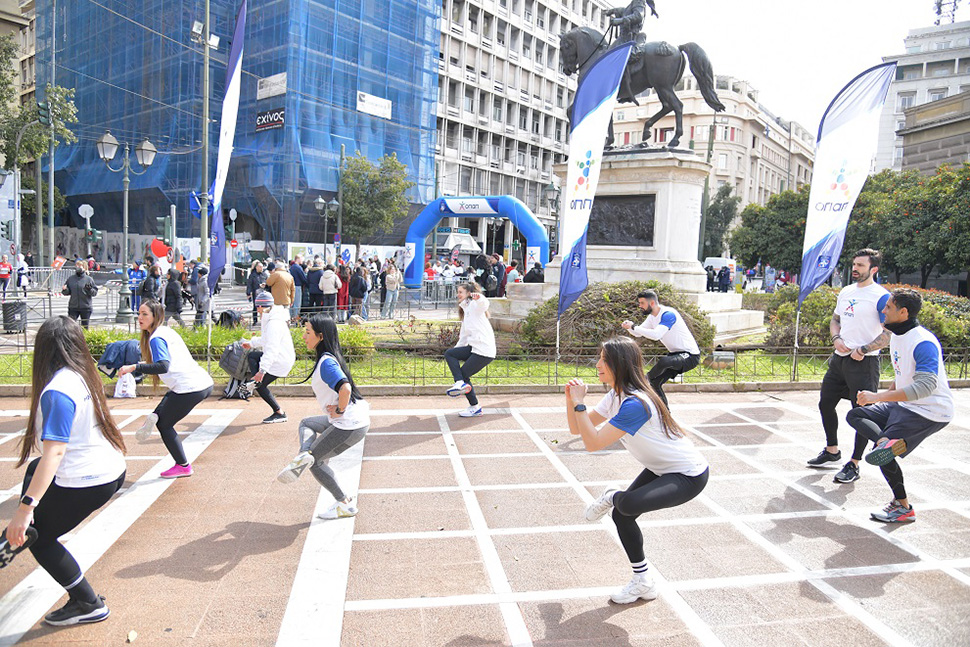 Προθέρμανση της ΟΠΑΠ Running Team