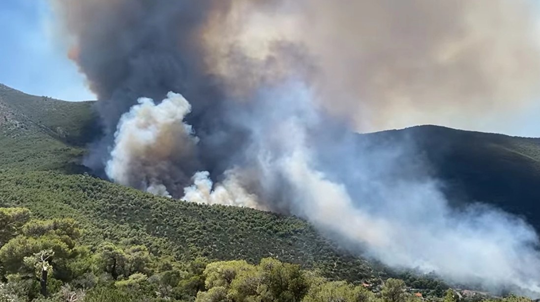 Μεγάλη πυρκαγιά στο Πόρτο Γερμενό