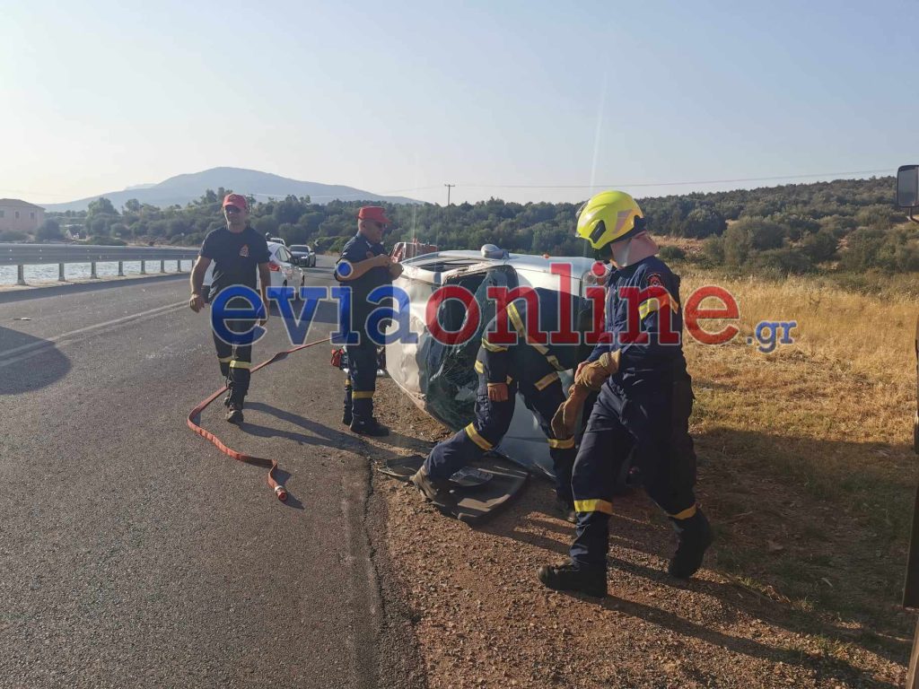 Τροχαίο στην Εύβοια – Τραυματίστηκαν δύο γυναίκες