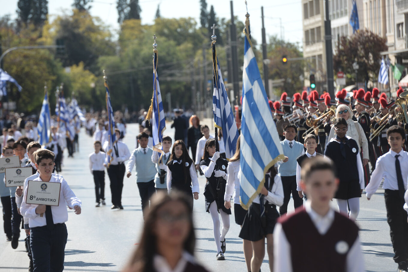 28η Οκτωβρίου: Η μαθητική παρέλαση στην Αθήνα