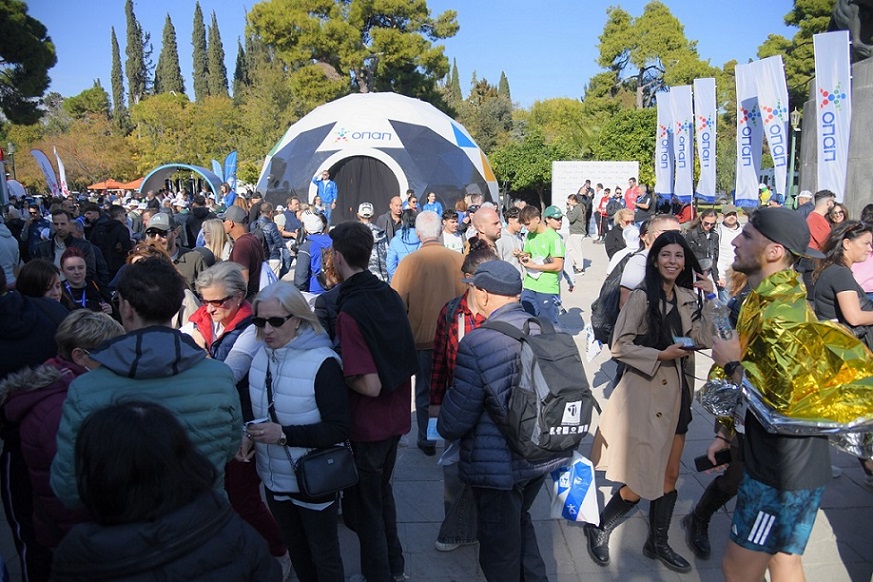 Ο θόλος του ΟΠΑΠ στο Χωριό των Χορηγών